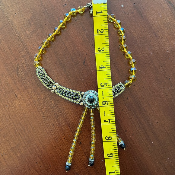 NIB La Vintage Vintage Tigress Asymmetrical Necklace - Picture 9 of 11